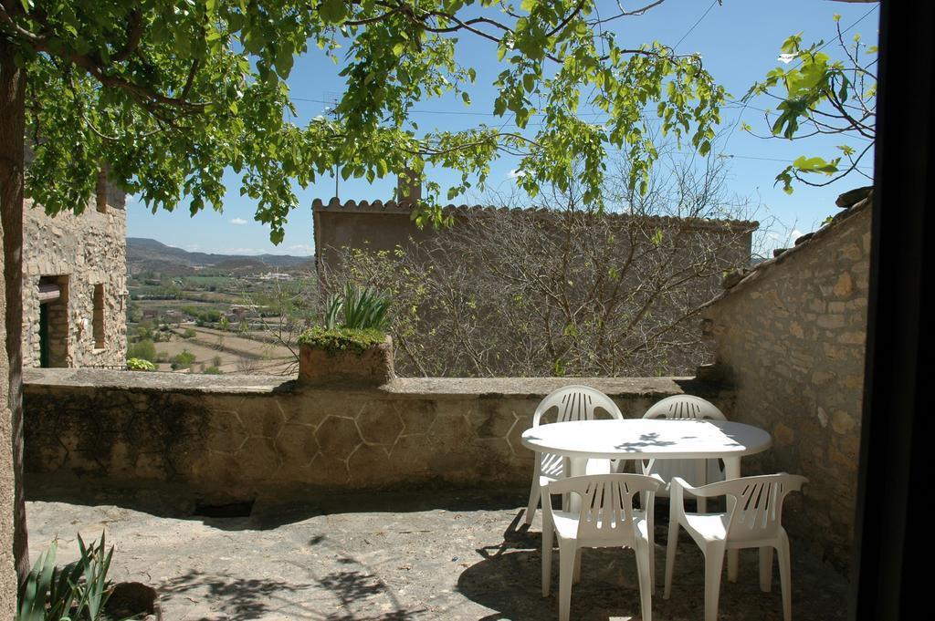 Casa Con Chimenea Y Vista Al Valle - Cal Valeriet Montsonis Kültér fotó