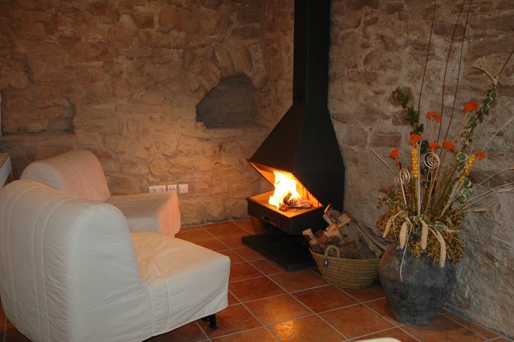 Casa Con Chimenea Y Vista Al Valle - Cal Valeriet Montsonis Kültér fotó